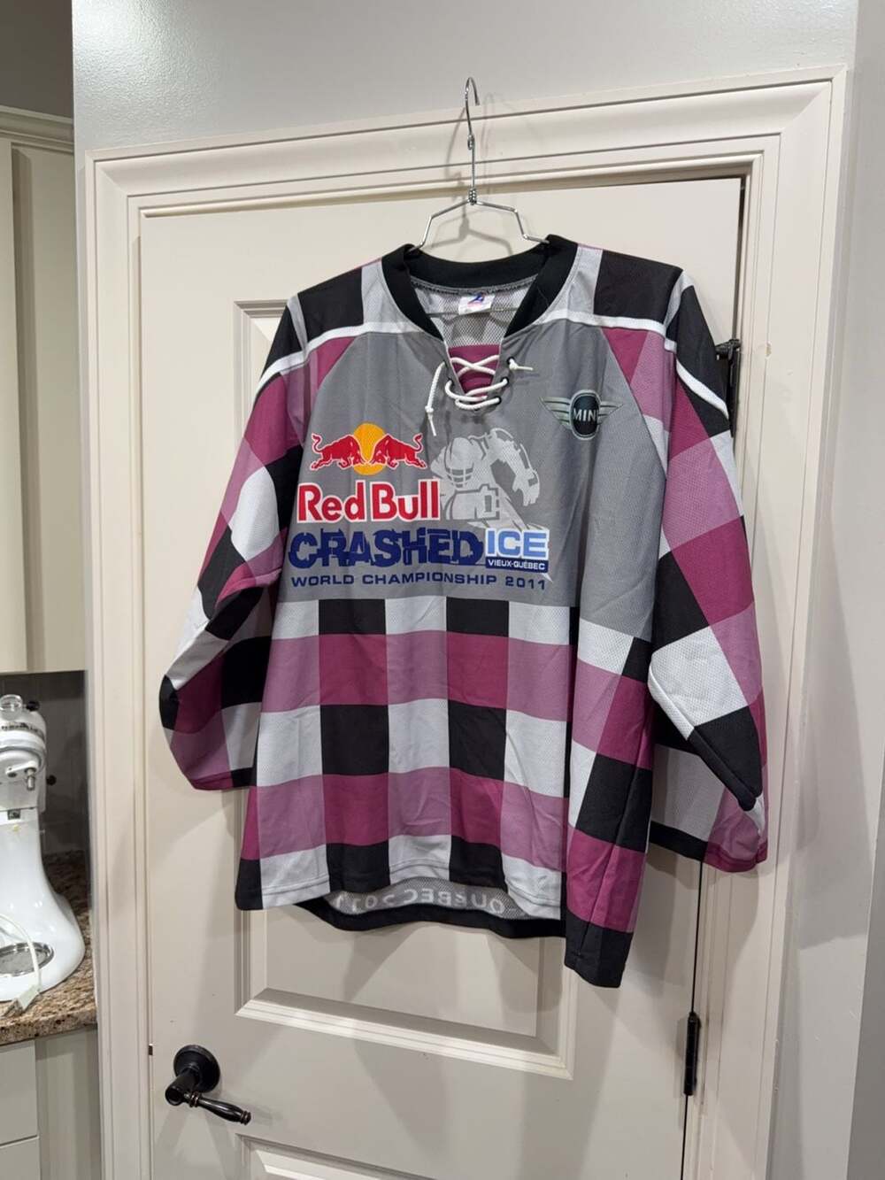 Ai Athletics Red Bull Crashed Ice Vieux-Quebec 2011 Hockey Jersey Size Large
